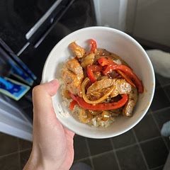 With pork