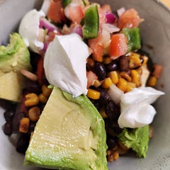 A lot of different flavors going on here.  Really like it.  I did have to drain off liquid a couple times from the veggie chicken juices but it turned out good.  Could even put this in a wrap if you want.  
