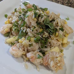 Nice recipe for meal prep I added two additional things, a little bit of Sesame oil because I thought it would go well as an Asian touch and once I turned off the heat I added shredded coconut 👍🏼