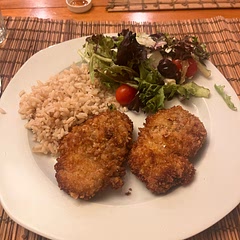 My tonkatsu came out amazing! I would recommend this recipe. I used a pork tenderloin so my slices were smaller and less fatty, so I just fried it for less time. They came out extremely crispy. I wish I got a picture of the cross section too, beautifully cooked interior. I used store bought sauce so I can’t comment on that, but would do this tonkatsu recipe again.