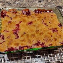 This was great! I just used the topping part of the recipe. I made the full batch and saved what I didn’t use. Very easy/fast to put together. I sprinkled some turbinado sugar on top and broiled it to get it extra brown and crispy. The taste was wonderful, buttery, and sweet. Just have to make sure to cook it long enough to get the top brown/crispy, or broil it Will definitely make it again.