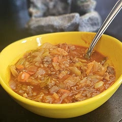 Love this soup. Not that it needs it but try adding a 1/4 cup of cooked rice😎