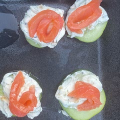 Added everything bagel seasoning, added less dill.