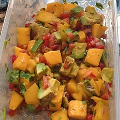 My avocados were a little overripe so it doesn't look pretty but it tasted great! I used a red chili pepper instead of the jalapeno. It could have used 2 since they were small. 10/10 