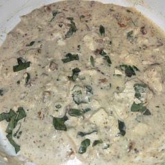 This is one of the most delicious vegan dishes I've ever made! I think next time, I'll use a little less red pepper. Otherwise, it's fantastic! I served whatever I didn't eat directly out of the pan over lentil pasta. 😋
