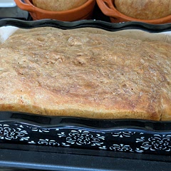 Thank you for your suggestion! I've made this bread several times since then, and I found that since I switched to a gas oven, it browns much more. Baked on the same temperature and same duration, but it has much more colour. I actually just took this out of the oven. :)