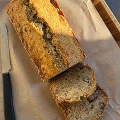 I put for ripe bananas, and 1/4-1/3 cup of brown sugar instead. It was the BEST banana bread I’ve ever made. I also melted the butter instead of softened butter, but my cold bananas brought it to room temp instead of melted texture for butter