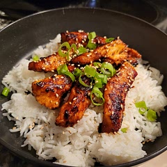 So so good. I didn't let it marinate for the 2 hours because I didnt have time, but it still came out delicious. 