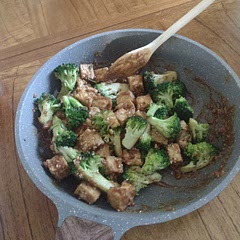 Good flavor! Cooked the tofu in the air fryer, and used almond butter in place of tahini. Next time I might try Greek yogurt mixed with sesame oil for tangier taste.