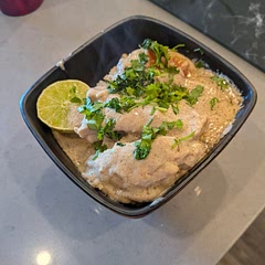 Tasted good but was really heavy and made me feel awful the rest of the evening. 