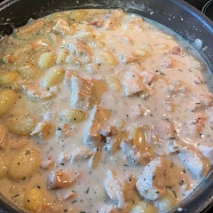 Very refreshing and tasty!
I only used 1 cup of onion and took out the peas. I roasted some lemon parmesan asparagus, cut and added to dish before serving.