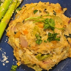 Made with an egg. Delicious