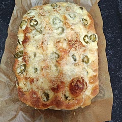 Great recipe! I've tried many of your focaccia recipes and this one is a winner so far. I used smoked cheddar and pickled jalapeños, increased the amount of cheese as well. Thank you! 