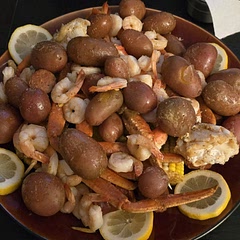 Soo amazingly good! I followed the directions, especially for the thawed shrimp at the end, cooked in 5 mins, added a couple bunches of cooked snow crab for the same time. Served with lemon juice and extra melted butter with lots of seasonings: Old Bay, Creole, and Garlic Powder. Not spicy, but hella flavorful. Way better than the expensive boils that I've had at restaurants. 