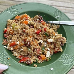 Added feta, crushed red pepper, and dried oregano. So good!
