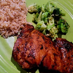 Tons of flavor! Will make again. Served with garlic parmesean broccoli and brown rice.