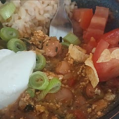 I really enjoyed this but I used less broth than the recipe stated in order to get more of a stew than soup. I think the tofu made it a nice and filling.