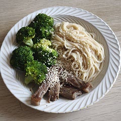 Very tasty. The sauce takes more than 2 minutes to thicken. It lacks a bit of crunchiness, I would suggest adding dried algae.