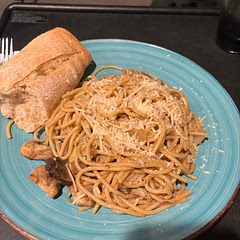 In light of the other reviews, I decided to follow my instincts and made it my own way.

-I sautéed the veggies in a couple tablespoons of butter. I omitted the spinach because I was just cooking for myself and didn’t want to waste food.
-I deglazed the pan with a splash of white wine (I’ve heard you can do the same with broth if you want to keep things cheap, but I’ve never tried).
-I treated the vegetable broth like I would any other pasta water; I boiled the spaghetti in the broth, and when the noodles were al dente, I poured most of it out
-I added the veggies to the noodles and stirred it around until the broth had evaporated, and then served it with a little parmesan cheese (I’m not big on feta)