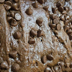 I added chocolate chips at the end 