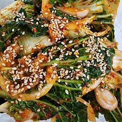 멸치액젓 없어서 참치액젓으로 했는데 맛있어요^^ 냠냠이랑 첫번째 요리 대성공♡