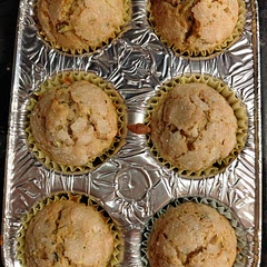My kiddo tried this recipe, but made muffins instead of a loaf. They came out beautifully! He upped the oven temp to 375° and reduced cook time to 20 minutes. Excited to try these once cool!