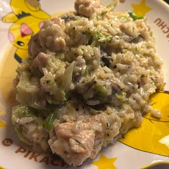 I added mushrooms and broccoli and added another teaspoon of Italian season to compensate for the added items.