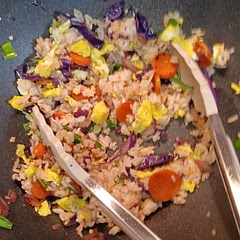If I can manage to get the rice not to clump together for fried rice, it's a fluke. 