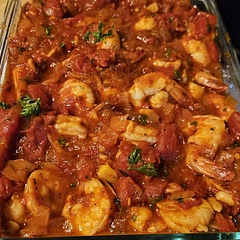 Absolutely amazing, served over fettuccine