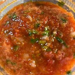 Really easy to make and simple.  Use a half of a jalapeño so it could be kid friendly