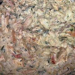 Was thick so I added way more heavy cream/milk. Super filling.