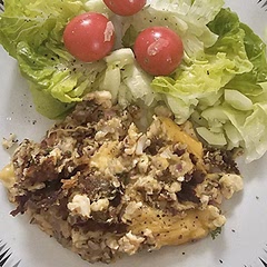 Love the taste, so simple and delicious.   One thing though.. i couldnt keep the burger shape.. its looking scrabmled eggs :) 