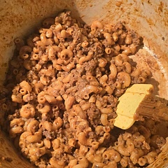 It was a pretty good overall easy dinner for the family that most agreed with. A little vinegar based hot sauce helped bring out more flavor.