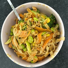 Pretty good and simple to make! Although the portions on this are strange as it’s definitely not six! I doubled the ingredients and it made three portions