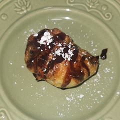 These were delicious!!! I drizzled some chocolate syrup on top and it was amazing.