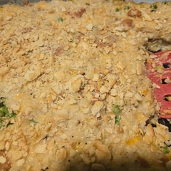 Omitted rosemary and thyme because we don't care for them.  Added a little extra garlic, salt, and pepper mixture.  Very good.