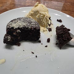 The recipe makes 3 in cupcake pan. It tastes really bitter. I think too much cocoa powder. The center was not liquid. Next time maybe change the temp to 350° or reduce the cook time.
I see that other recipes call for egg yolk and vanilla extract so may try to add that.
I had it with ice cream and that helped but I would definitely change the ratio for cocoa powder and change cook temp/time.
It was moist but too bitter for me.