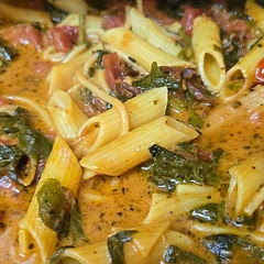 Amazing and easy, I used vegan feta by violife and used half the salt. A little soupy but gets thicker as it cools. I used different leftover pasta I had.