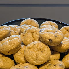 This may be an AI generated recipe from a soulless Facebook page (Timeless Kitchen), but it worked really well. I got 38 mini muffins from a double batch.