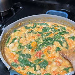 This was not too difficult to prepare but I found it to be a lot of dishes. Good meal for a meal with vegan friends