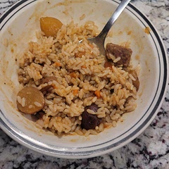 Most important thing, the ingredients say one package of curry, but the packages near me are only 3 oz and the recipe actually calls for 7 oz give or take. 

It worked out for me because I'm not the biggest fan of curry. I was hoping Japanese Curry had more of a different taste. I went the beef route instead of the chicken route and I think it works more.

Pay attention when it says to start on high and then actually cook on low because the potatoes and carrots didn't have much structure to them when it was done. If I really liked curry, I would definitely make again. I still probably will at some point.