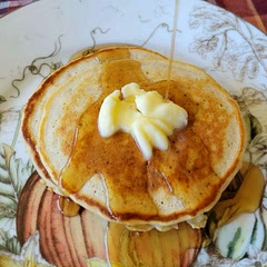 These were amazing! I cut the recipe in half. The only thing I changed was to use just 1 tbs dark brown sugar, and added some cinnamon to the dry mix. Flavor was definitely banana forward, and they baked up with a great not dense texture! Will definitely make again/go to banana pancake recipe!