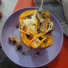 I didn't have parmesean but I added Cottage cheese and it was pretty yummy