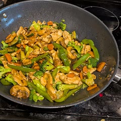 Yum! I added a lot more veggies but really enjoyed the sauce and method!