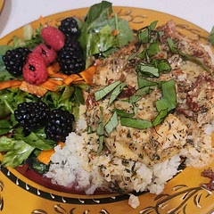 Made it as is. It was delicious! My husband eat it up! I will be making this again.