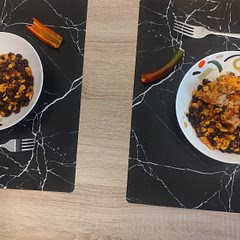 A bit of a pain to find all the spices, had to do the Taco spice myself, the result is great, but you need to be careful when handling the bean cans, the extra water will make the dish too watery if not strained properly. The food is amazing and straightforward to make.