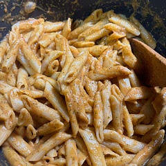 It didn’t turn out bad tastes great but I think I’ll make more sauce next time
