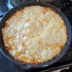 Added cheese slices on top for extra nummy