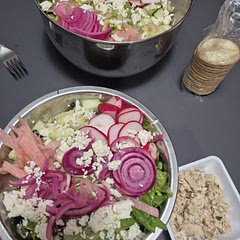 Delicious! I served the tuna on the side with crackers and put the veggies on a lettuce salad with the Dijon dressing and feta cheese.