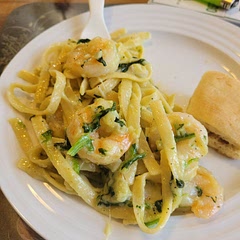Very good! I didn't add the red chili flakes or parsley, but it was still delicious.  Served 4 adults and 1 toddler with this recipe.